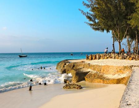 Zanzibar beach on an African tour extension